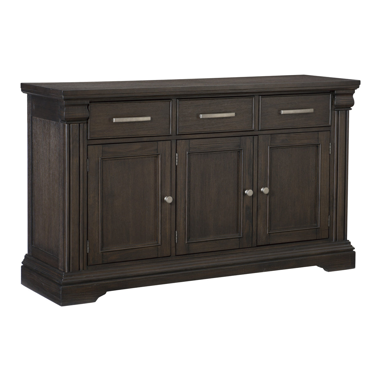 Southlake Wire Brushed Rustic Brown Server