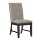 Southlake Wire Brushed Rustic Brown Side Chair, Set of 2