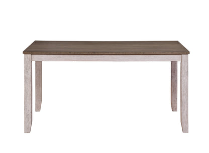 Ithaca Grayish White/Brown Dining Table