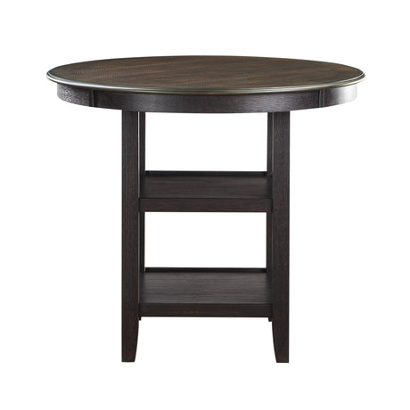 Asher Black/Brown Counter Height Table