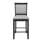 Raven Gray/Charcoal Counter Height Chair, Set of 2