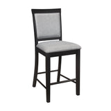 Raven Gray/Charcoal Counter Height Chair, Set of 2