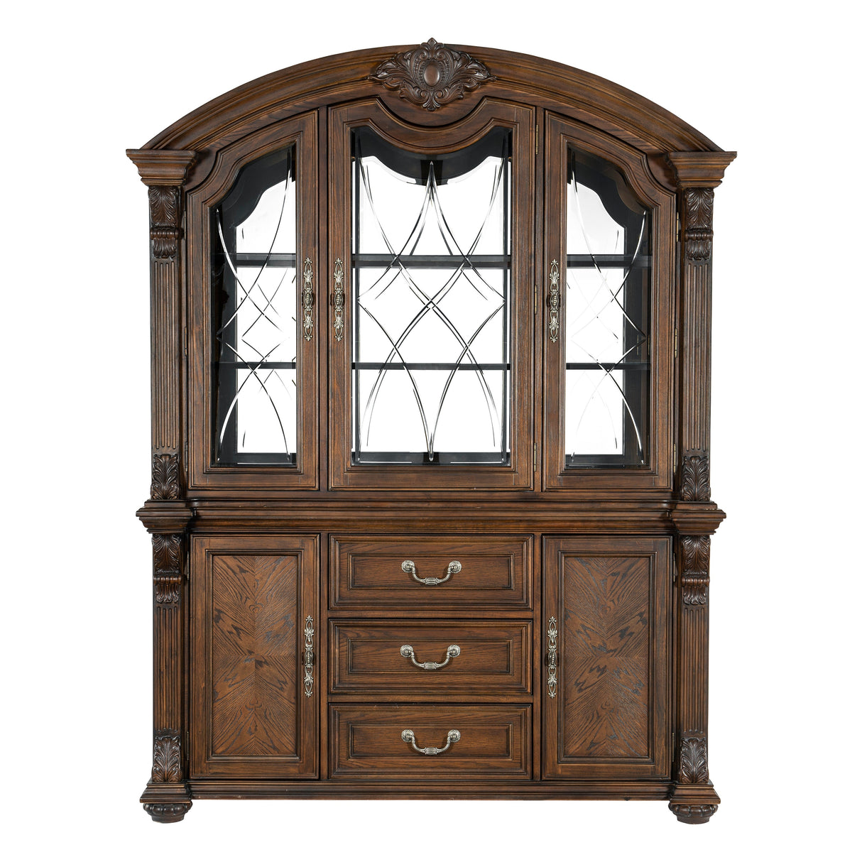 Bergen Dark Oak Buffet & Hutch