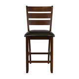 Ameillia Dark Oak Counter Chair, Set of 2