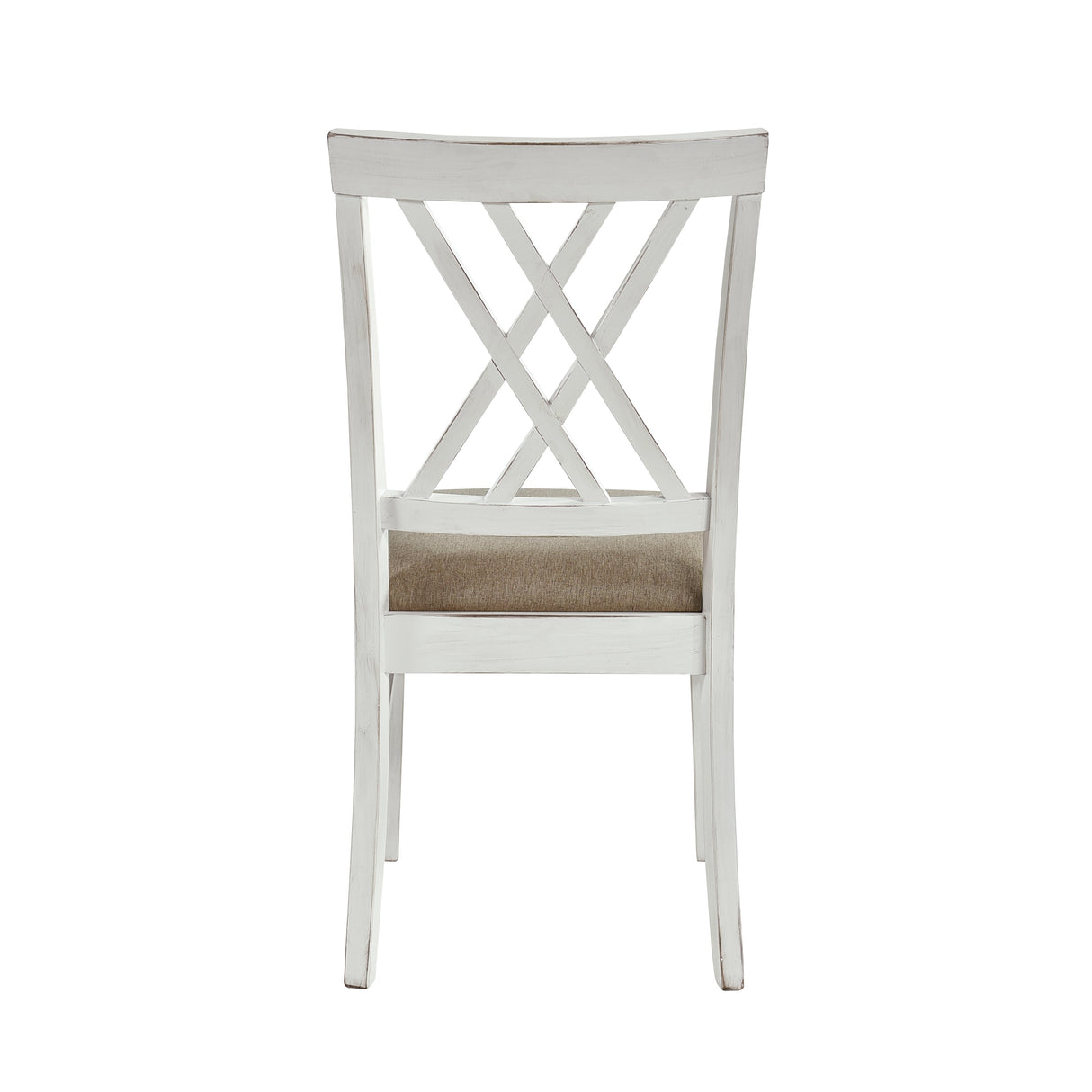 Brunson White/Oak Side Chair, Set of 2