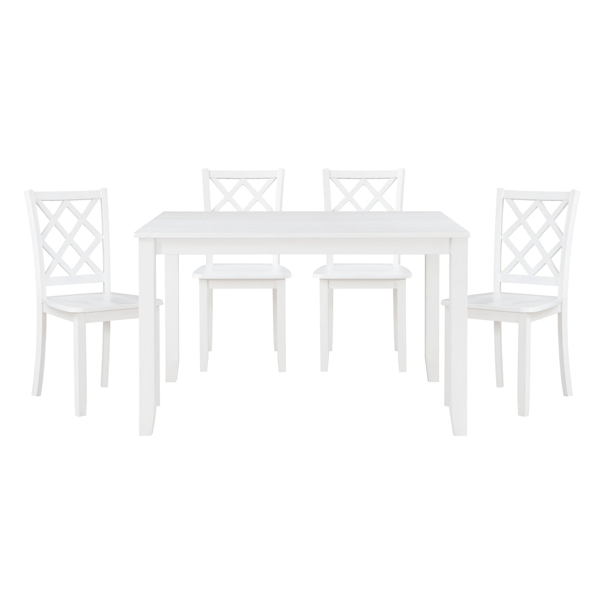 modern white dining table