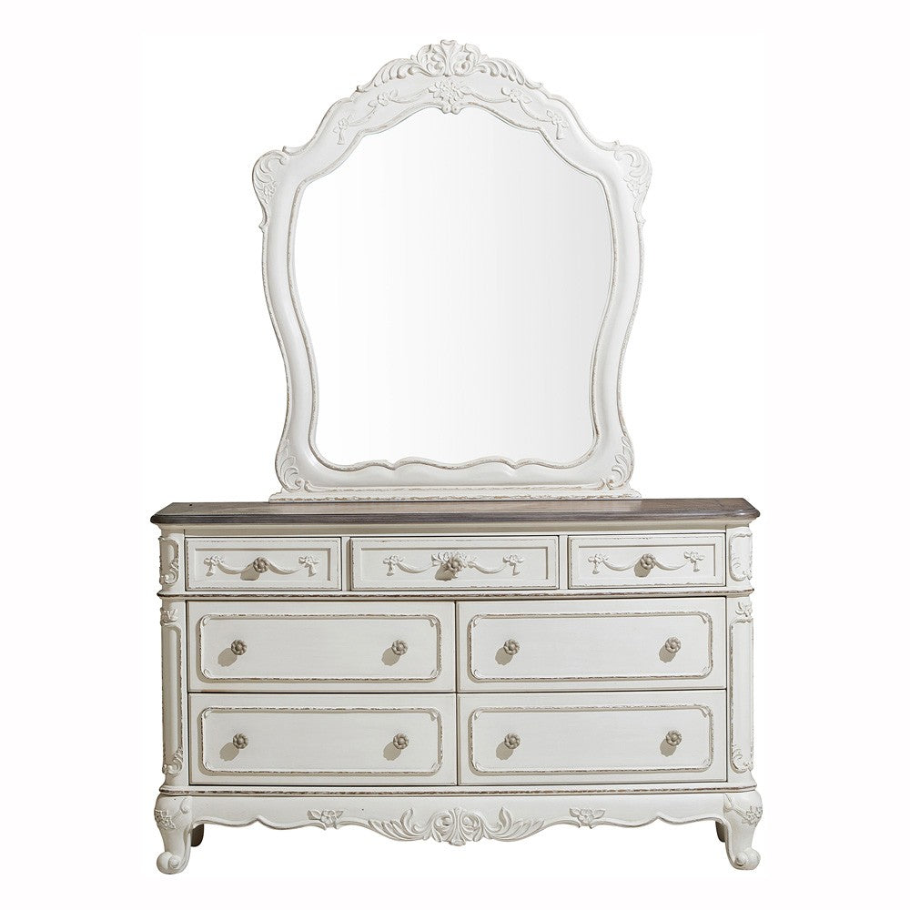 Cinderella Antique White Dresser