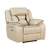 Amite Beige Power Reclining Chair