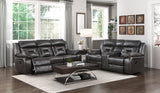 Amite Dark Gray Double Reclining Sofa