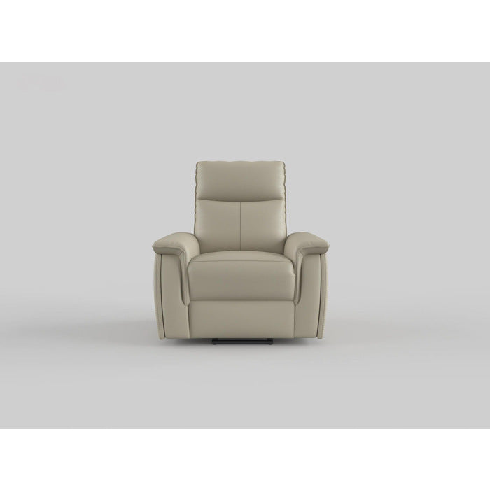 Maroni Dark Brown Leather Power Reclining Chair