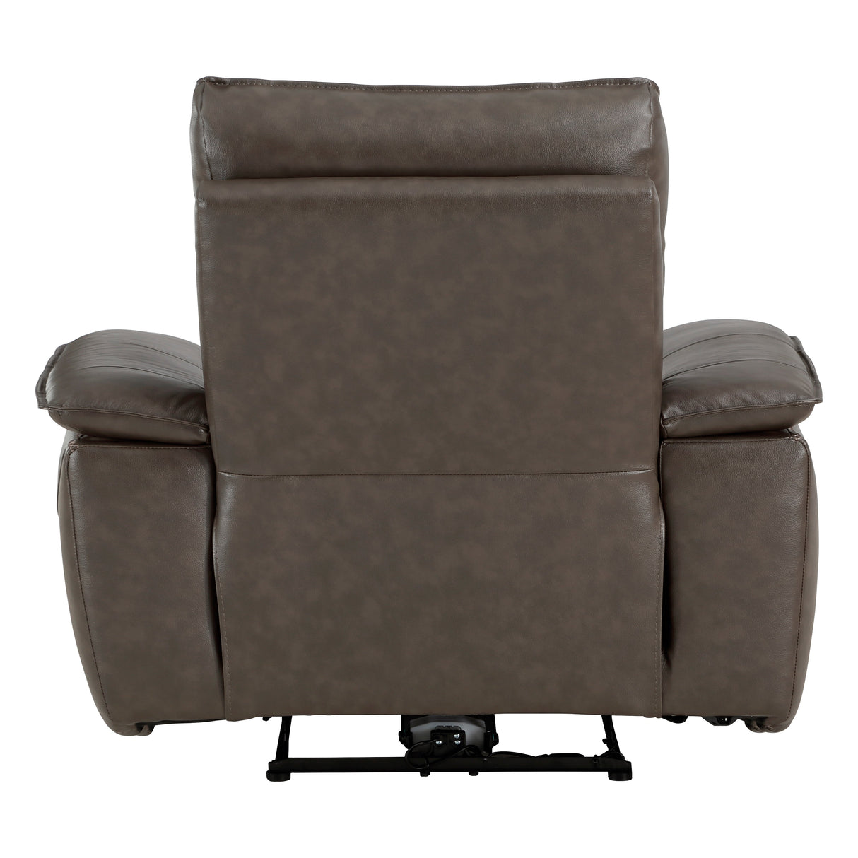 Maroni Dark Brown Leather Power Reclining Chair