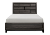 Davi Gray King Panel Bed