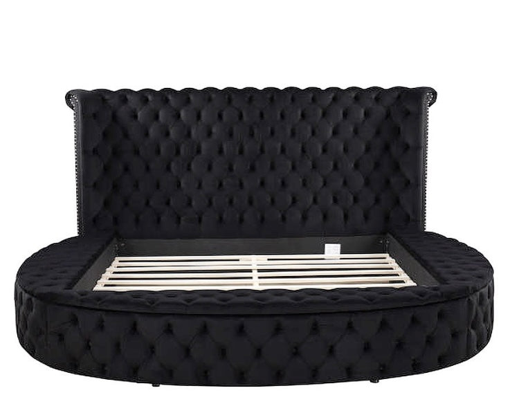 Penthouse Black King Storage Platform Bed