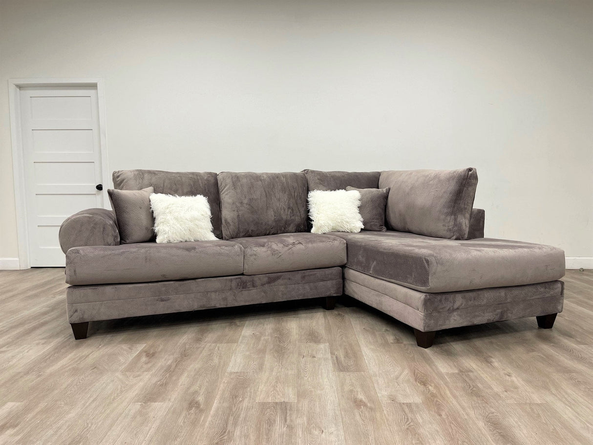 Groovy Smoke RAF Chaise Sectional