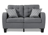 Sinclair Gray Loveseat