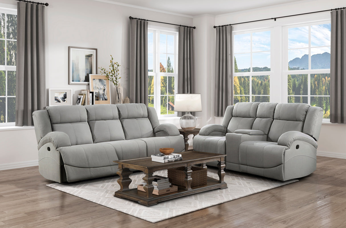 Camryn Gray Double Reclining Sofa