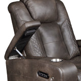 Tabor Dark Brown Power Reclining Chair