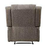 Foxcroft Brown Chenille Power Reclining Chair