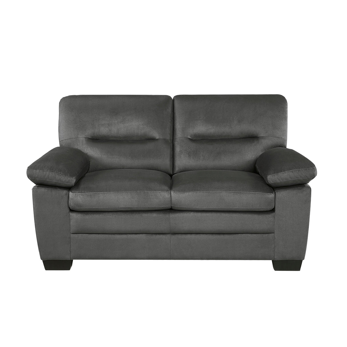 Keighly Dark Gray Loveseat