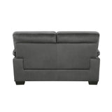 Keighly Dark Gray Loveseat