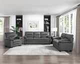 Keighly Dark Gray Loveseat