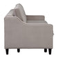 Adelia Cobblestone Velvet Convertible Studio Sofa with Pull-out Bed