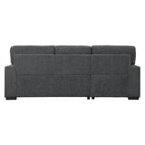 Morelia Charcoal LAF Storage Sleeper Sofa Chaise