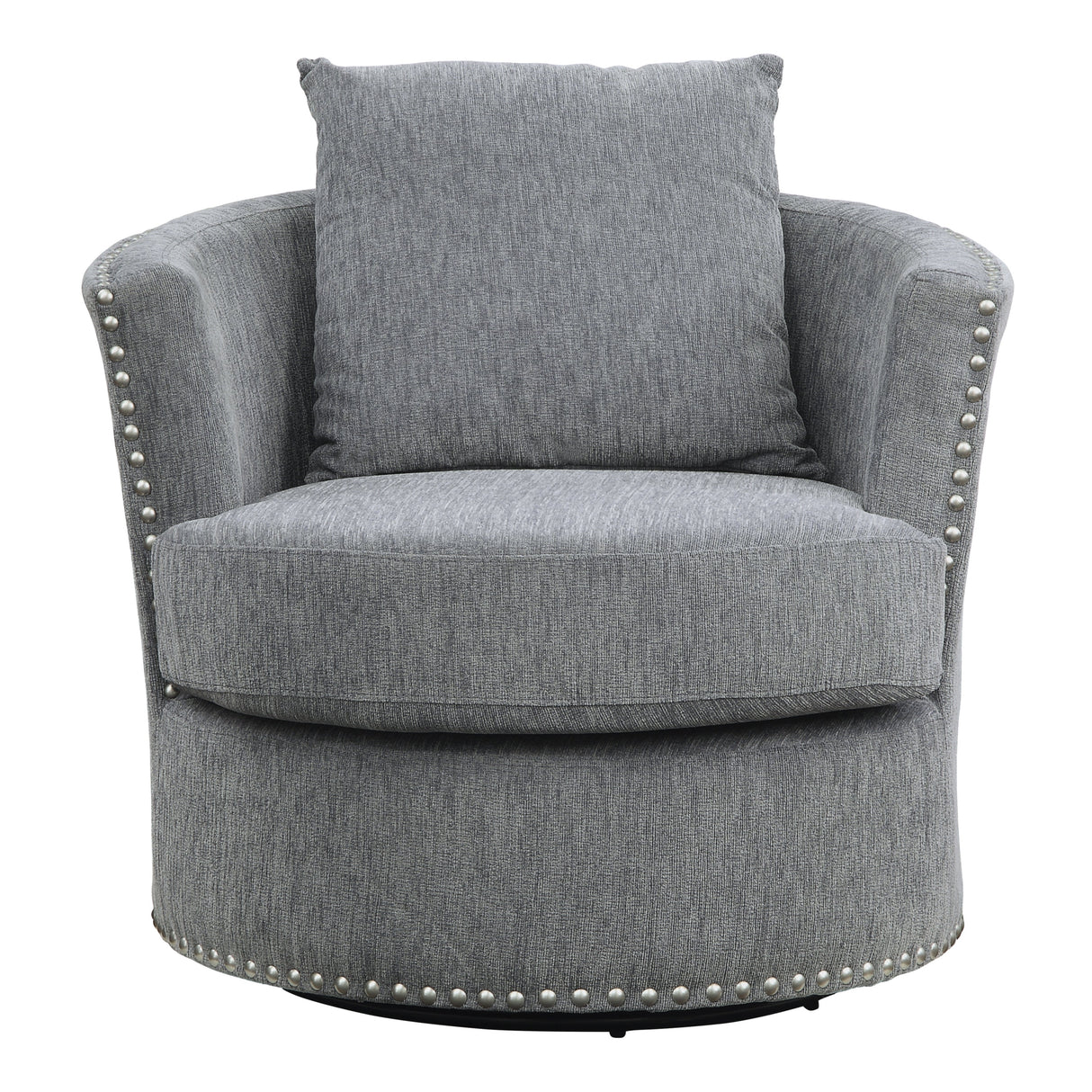Morelia Dark Gray Swivel Chair