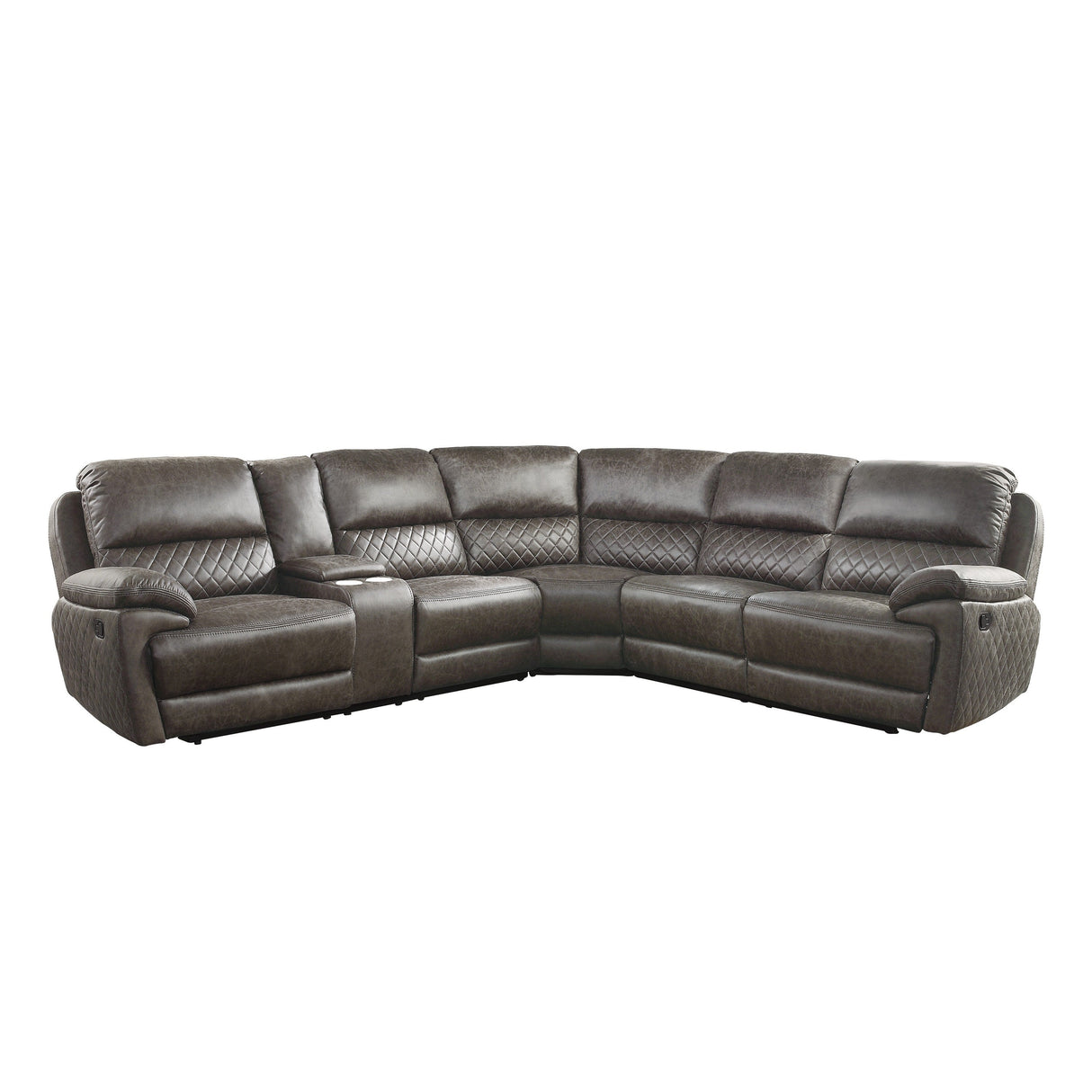 Knoxville Brown LAF Reclining Sectional