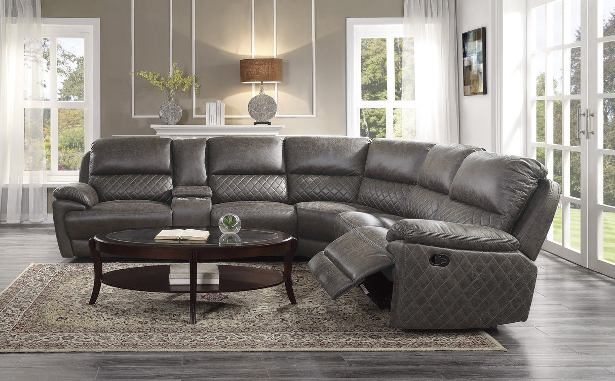 Knoxville Brown LAF Reclining Sectional
