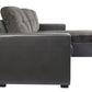 Swallowtail Brown Reversible Storage Sleeper Sofa Chaise