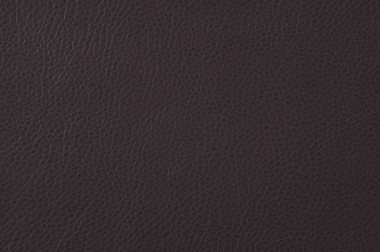 Rubin Dark Brown Faux Leather Sofa