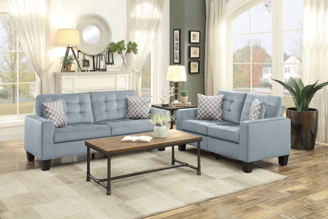 Lantana Gray Classic Sofa