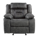 Madrona Hill Gray Glider Reclining Chair