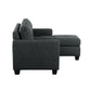 Phelps Dark Gray Reversible Sofa Chaise