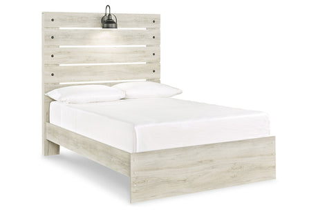 Cambeck Whitewash Full Panel Bed