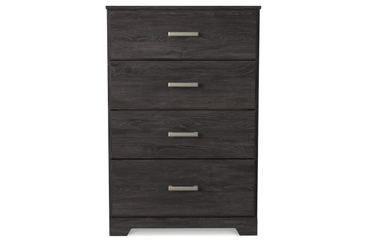 Belachime Black Chest of Drawers