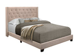 Barzini Beige Queen Upholstered Bed