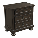 Begonia Grayish Brown Nightstand