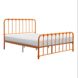 Bethany Orange Queen Metal Platform Bed