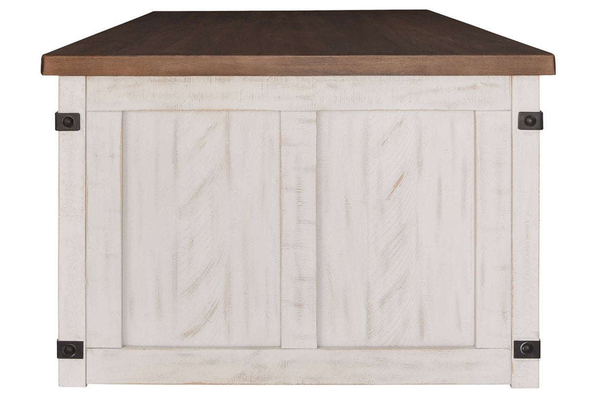 Wystfield White/Brown Coffee Table