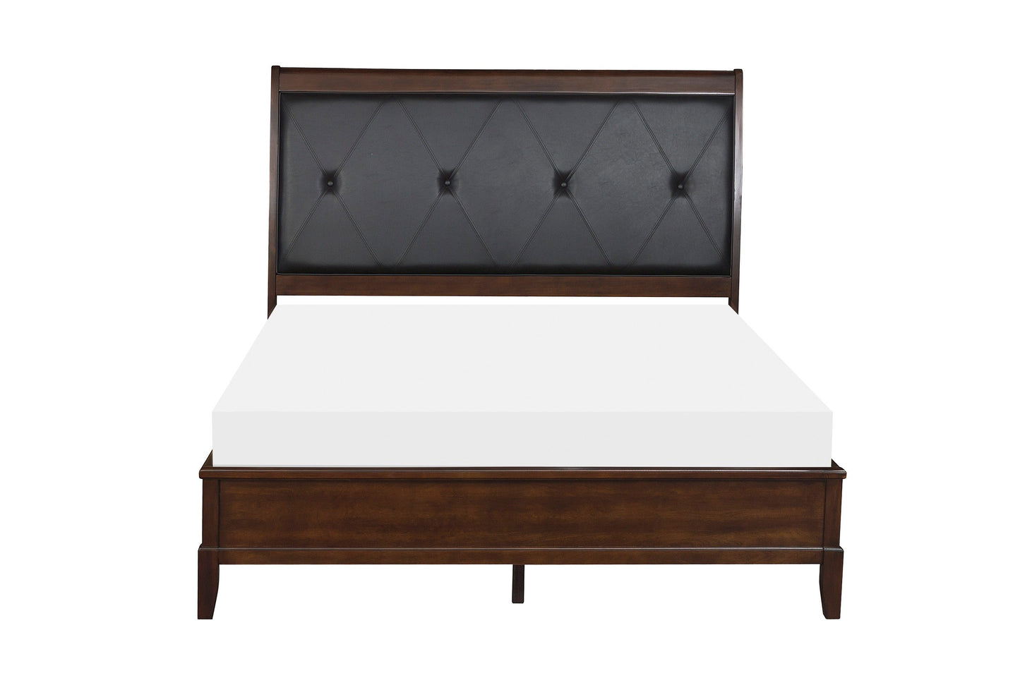 Cotterill Cherry Upholstered Panel Bedroom Set