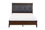 Cotterill Cherry King Upholstered Panel Bed