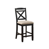 Baywater Black/Brown Counter Chair, Set of 2