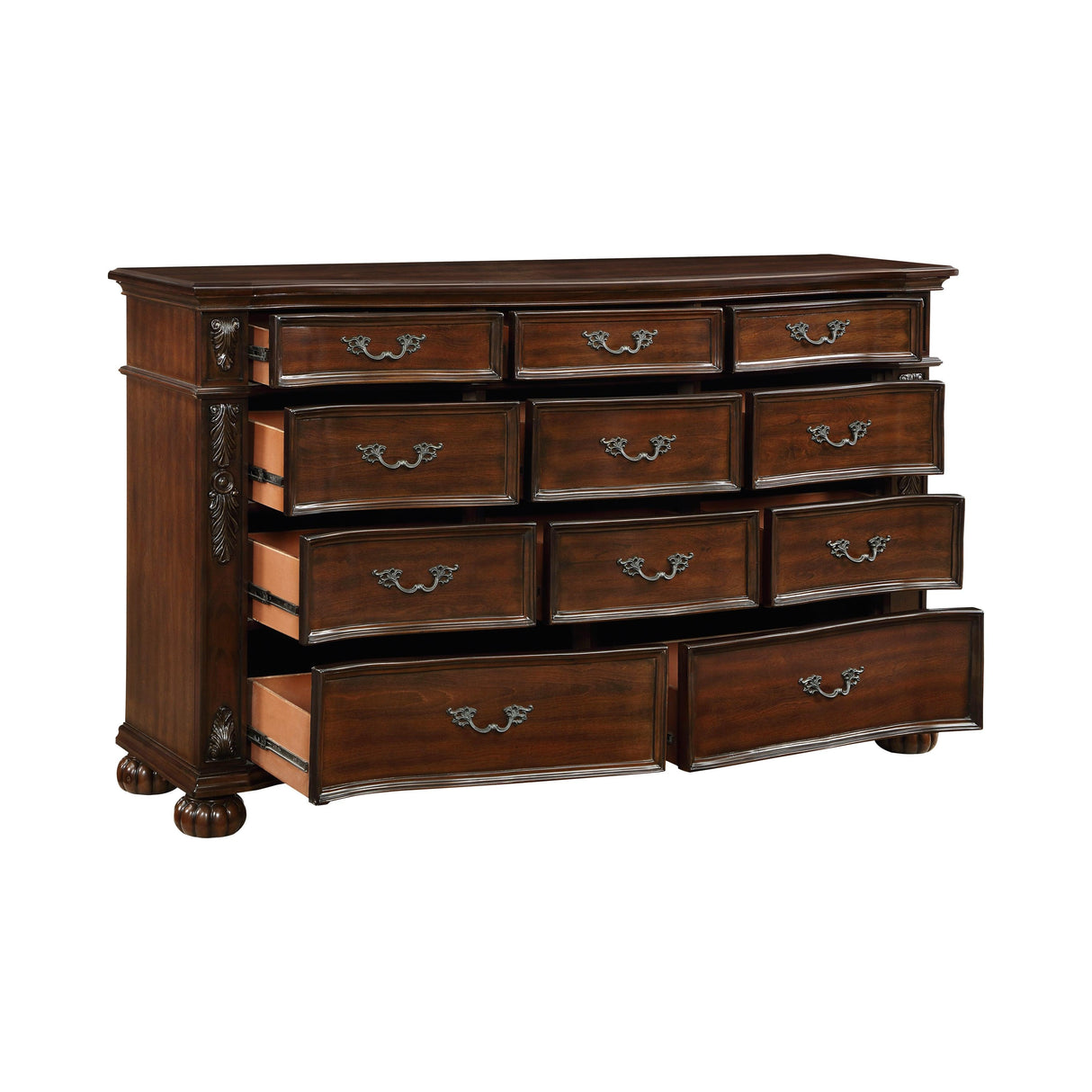 Adelina Cherry Dresser by Homelegance at Eve Furniture