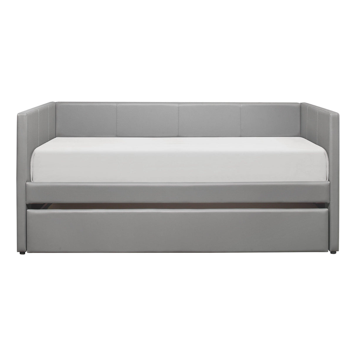 Adra Gray Twin Daybed with Trundle by Homelegance at Eve Furniture