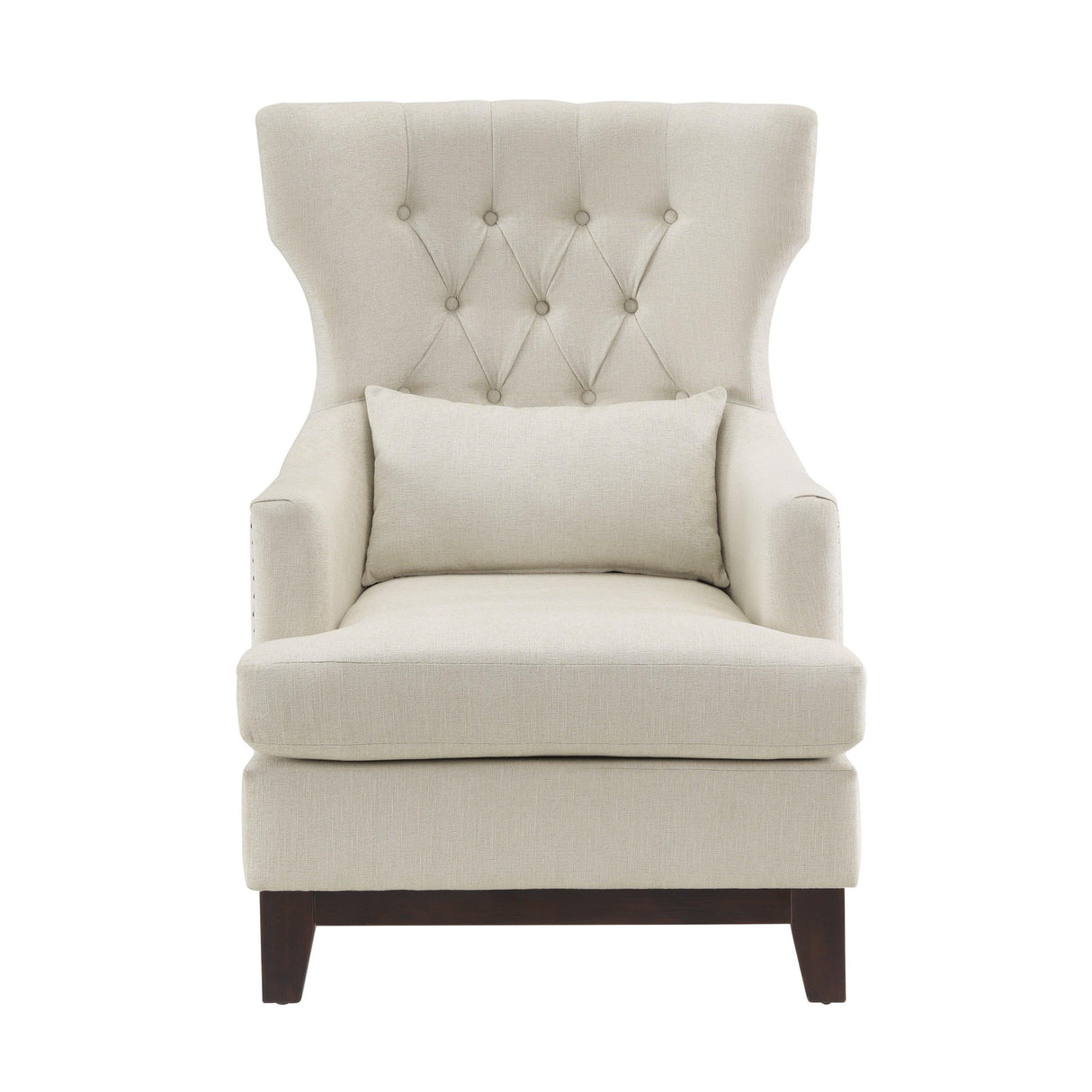 Adriano Beige Accent Chair by Homelegance at Eve Furniture