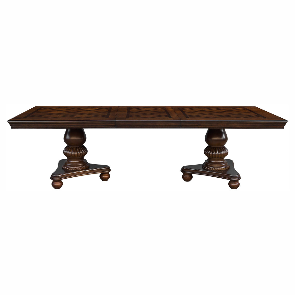 Lordsburg Brown Chery Extendable Dining Table