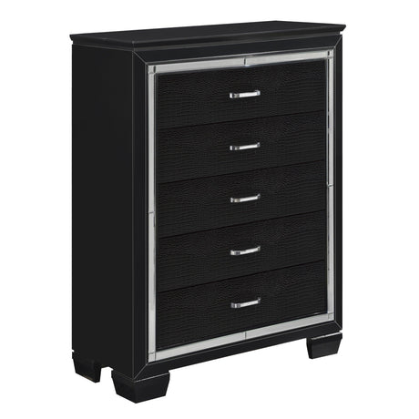 Allura Black Chest by Homelegance at Eve Furniture
