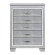 Allura Silver Chest by Homelegance at Eve Furniture